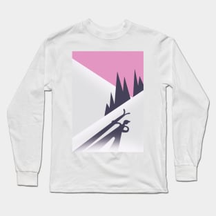 Skier on the Slopes Long Sleeve T-Shirt